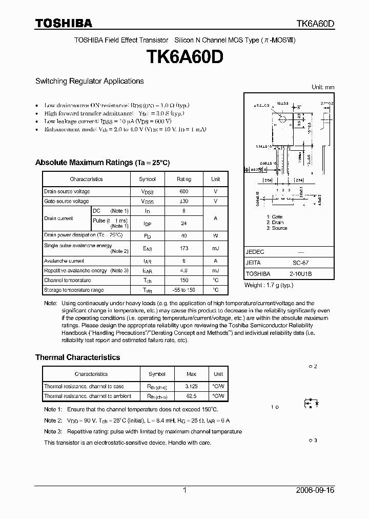 TK6A60D_4669218.PDF Datasheet