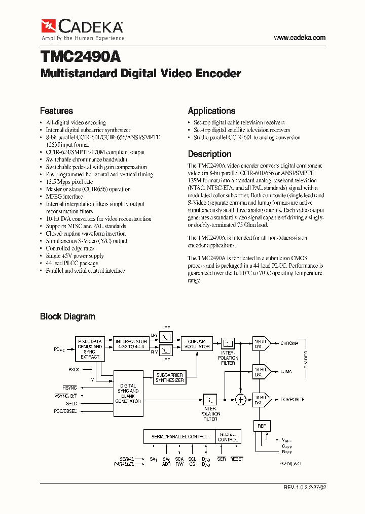 TMC2490A_4579977.PDF Datasheet