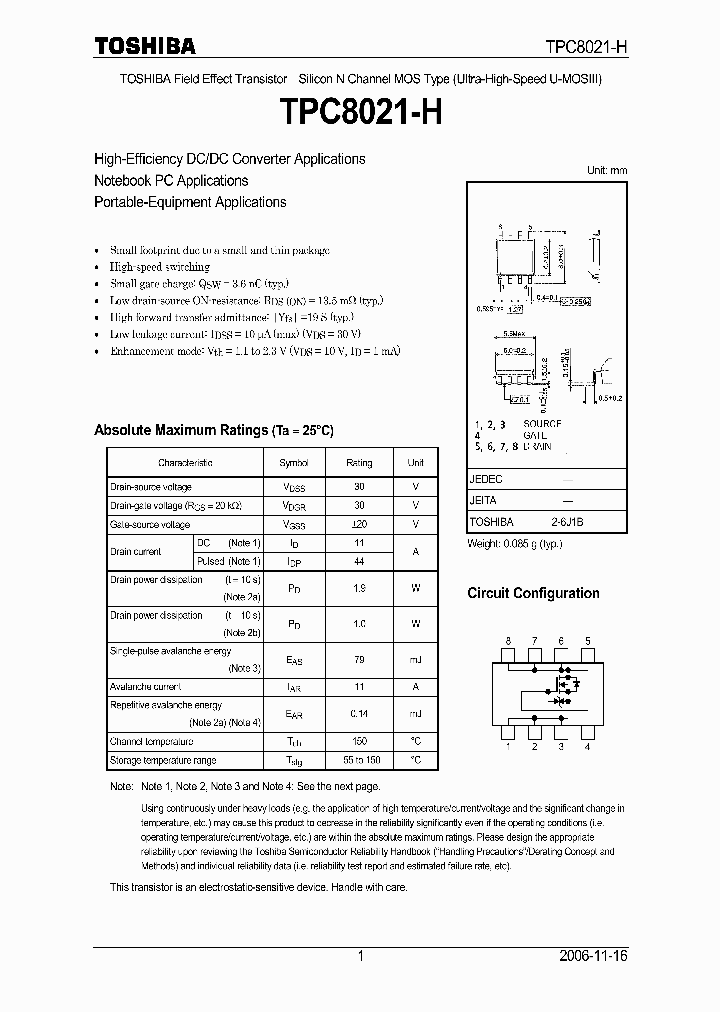 TPC8021-H_4590569.PDF Datasheet