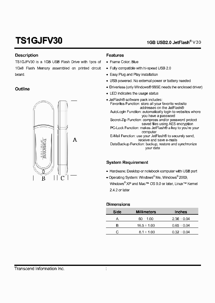 TS1GJFV30_4385742.PDF Datasheet