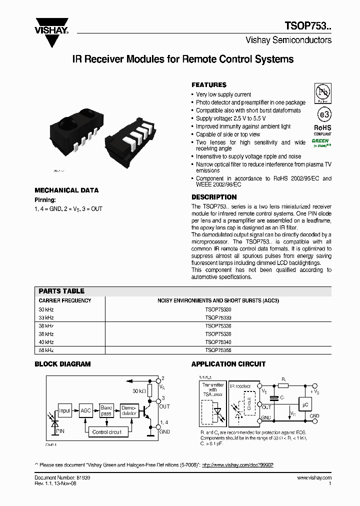 TSOP75330_4268197.PDF Datasheet