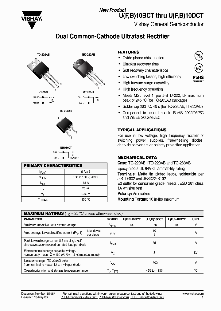 U10DCT-E34W_4315650.PDF Datasheet