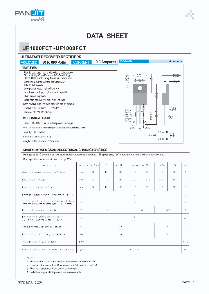 UF1002FCT_4235931.PDF Datasheet