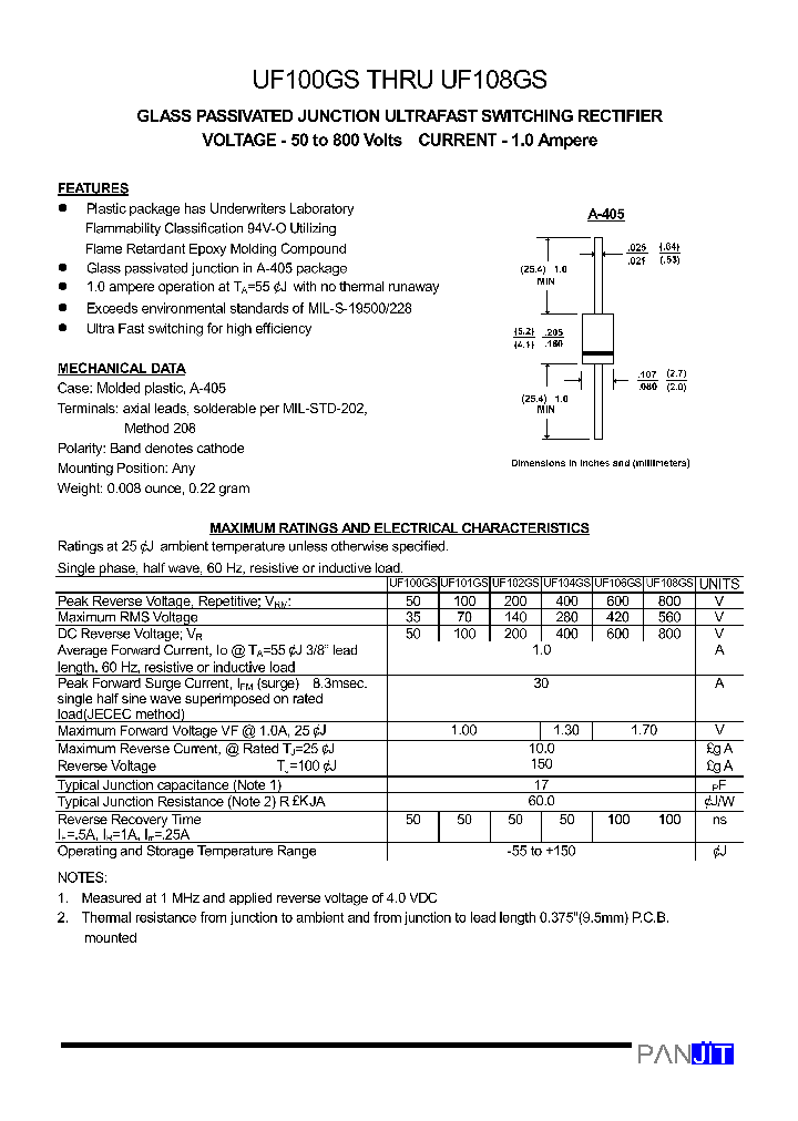 UF101GS_4171925.PDF Datasheet