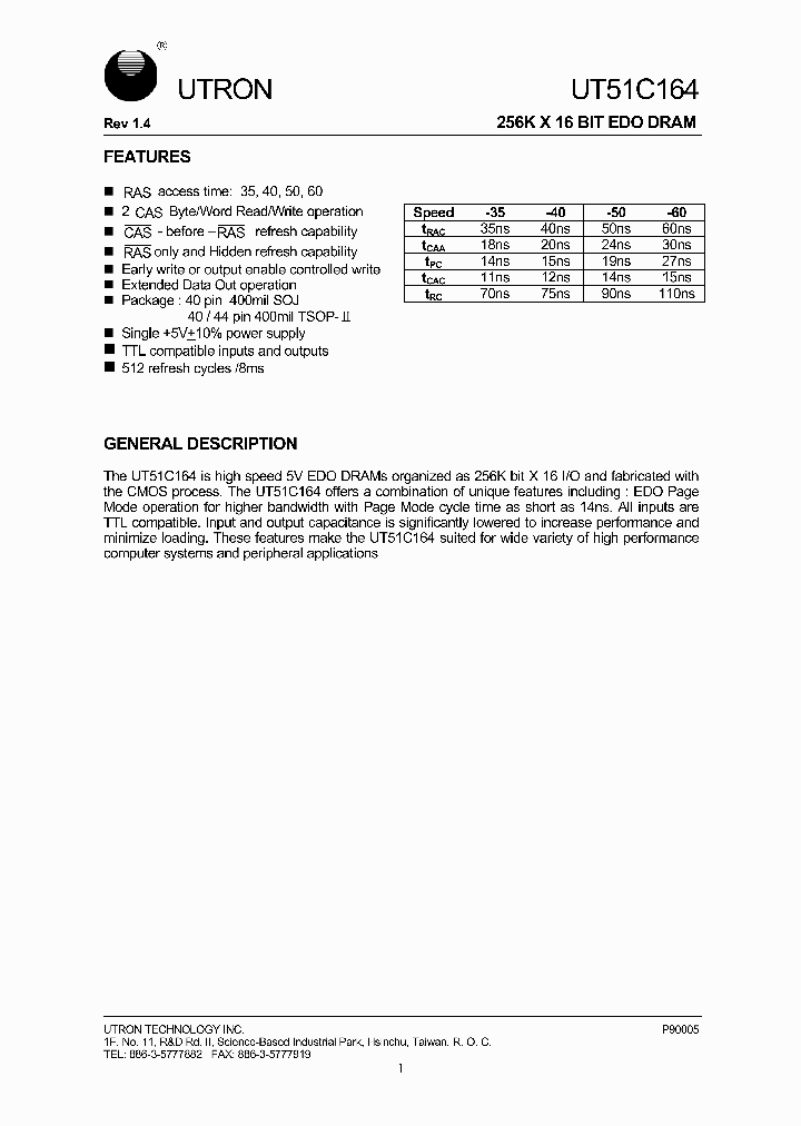 UT51C164MC-50_4911918.PDF Datasheet
