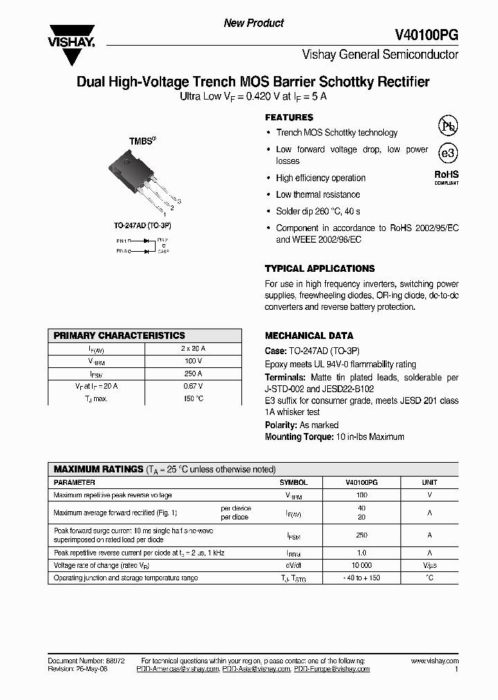 V40100PG08_4678958.PDF Datasheet