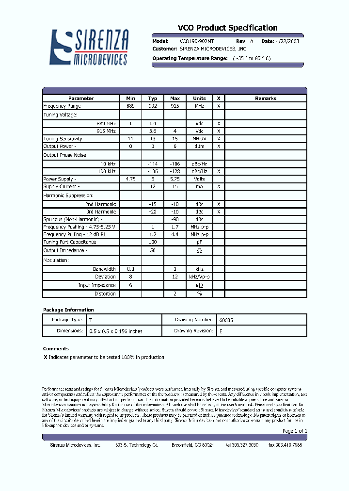 VCO190-902MT_4629965.PDF Datasheet