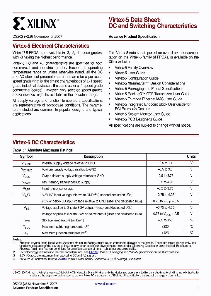 VIRTEX-5_4203609.PDF Datasheet