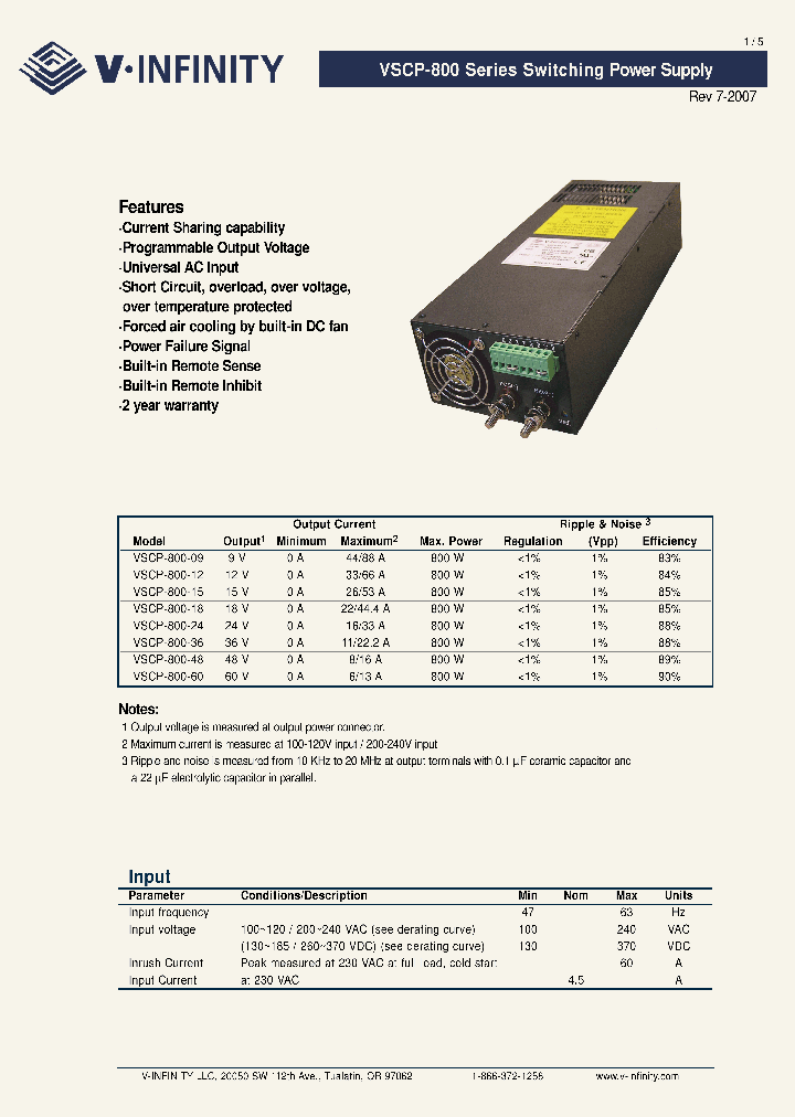 VSCP-800_4239621.PDF Datasheet
