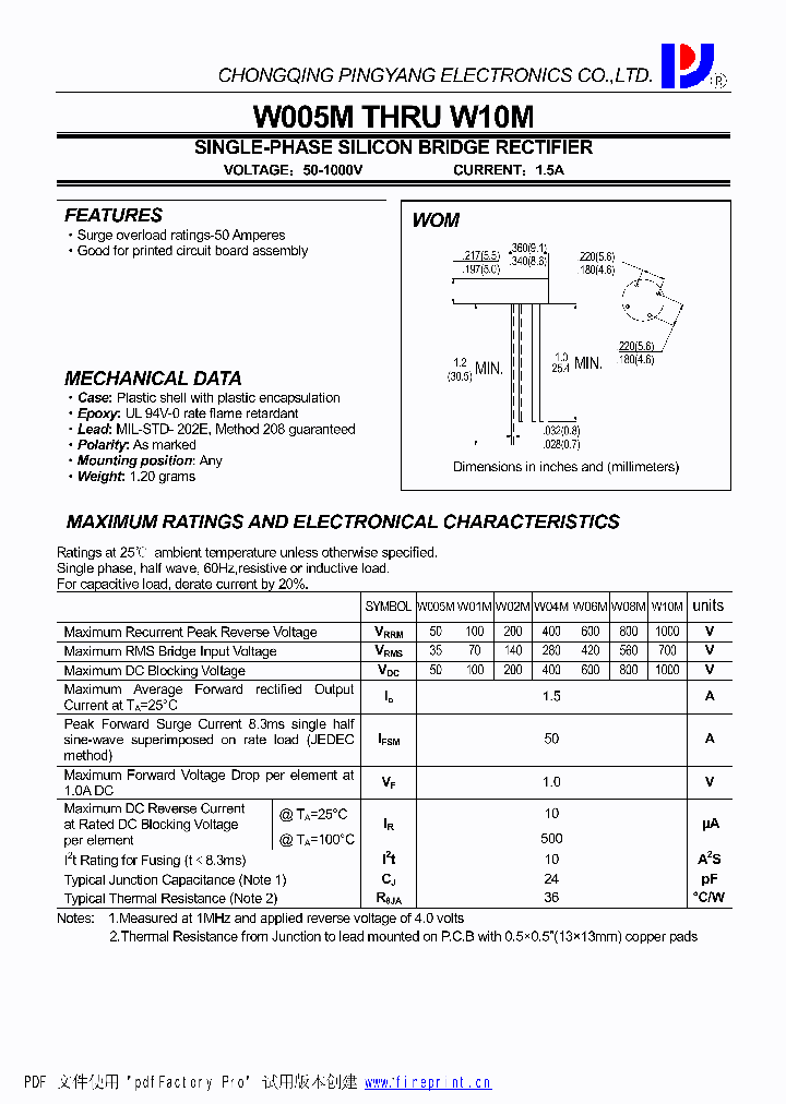 W06M_4441673.PDF Datasheet