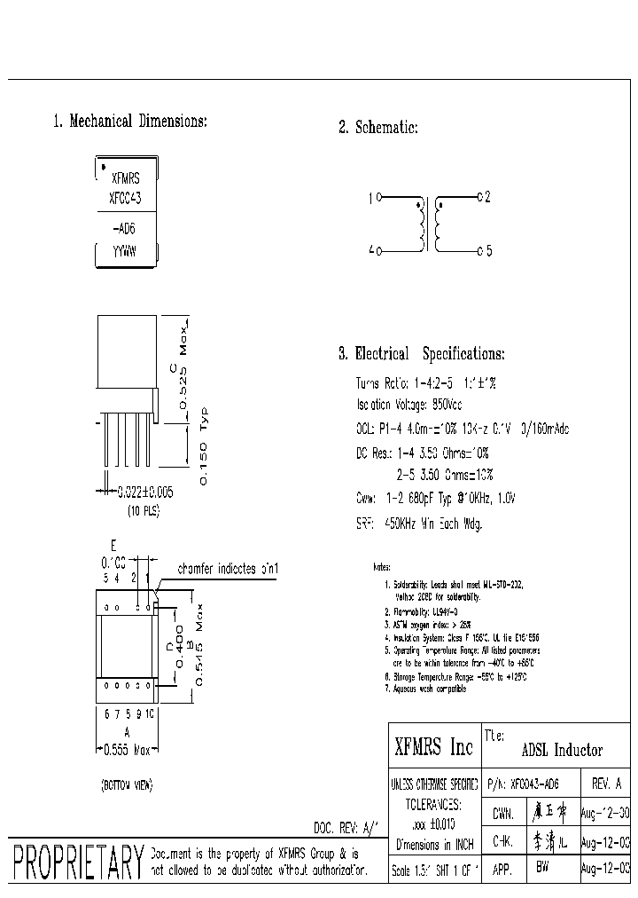 XF0043-AD6_4500463.PDF Datasheet