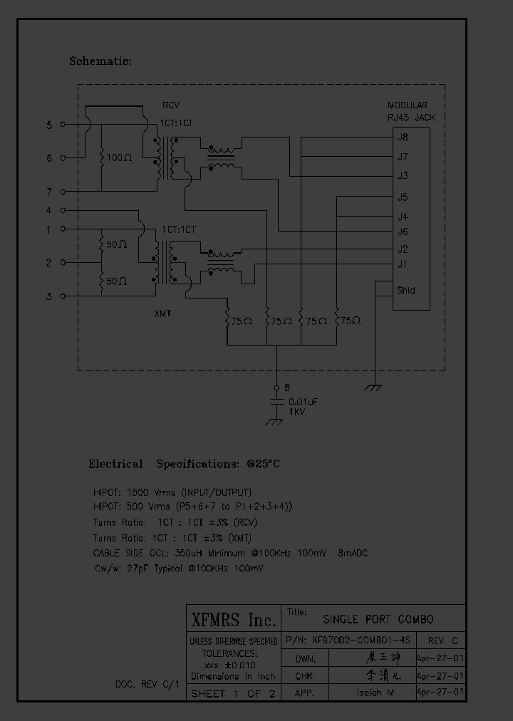 XF970D2-COMBO1-4S_4509978.PDF Datasheet