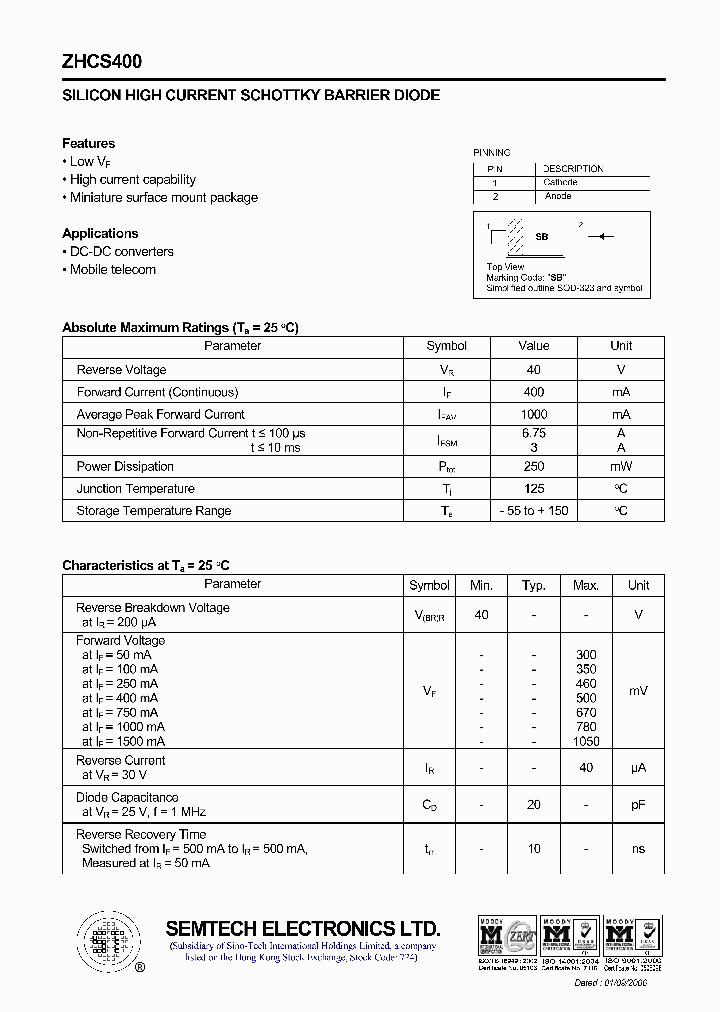 ZHCS400_4569256.PDF Datasheet