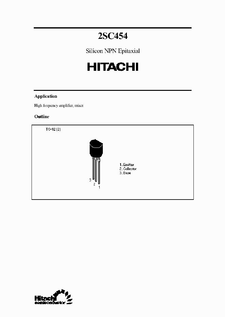 2SC454_966213.PDF Datasheet