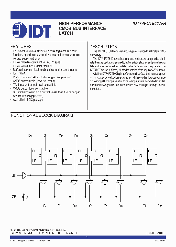 74FCT841DS90880_971091.PDF Datasheet