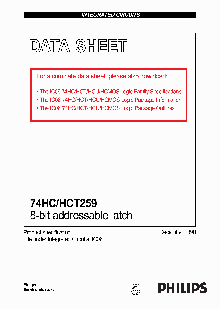 74HCHCT259CNV2_971150.PDF Datasheet
