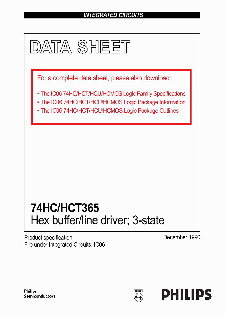 74HCHCT365CNV2_971161.PDF Datasheet