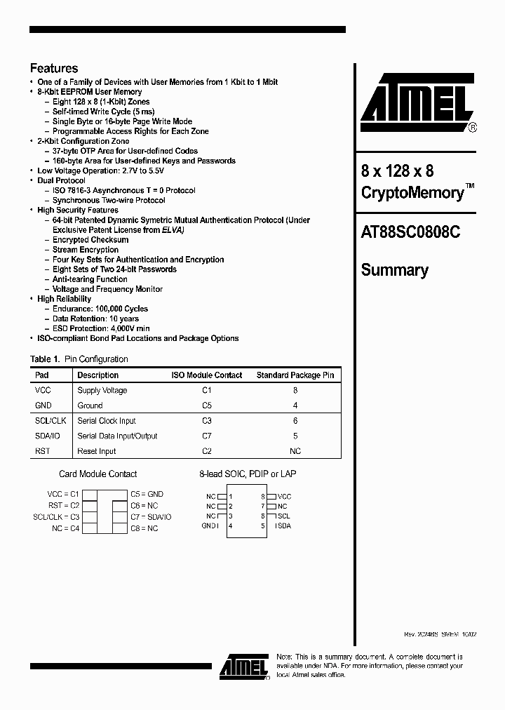 AT88SC0808C_974987.PDF Datasheet