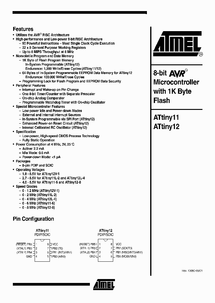 ATTINY12-8PC_975102.PDF Datasheet