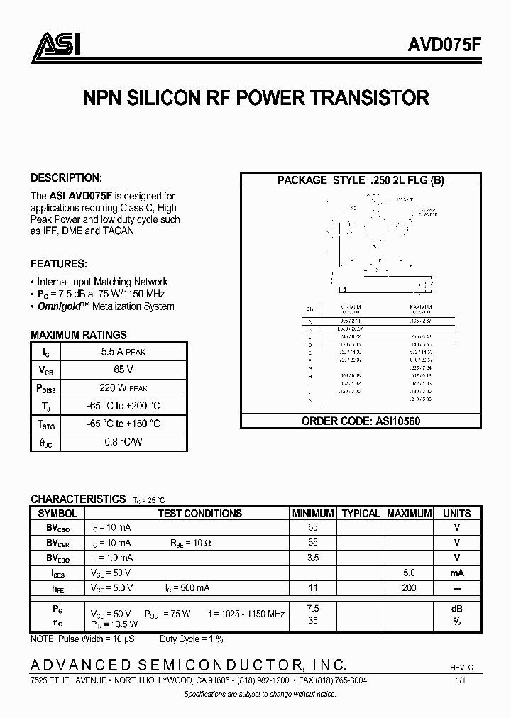 AVD075F_975133.PDF Datasheet