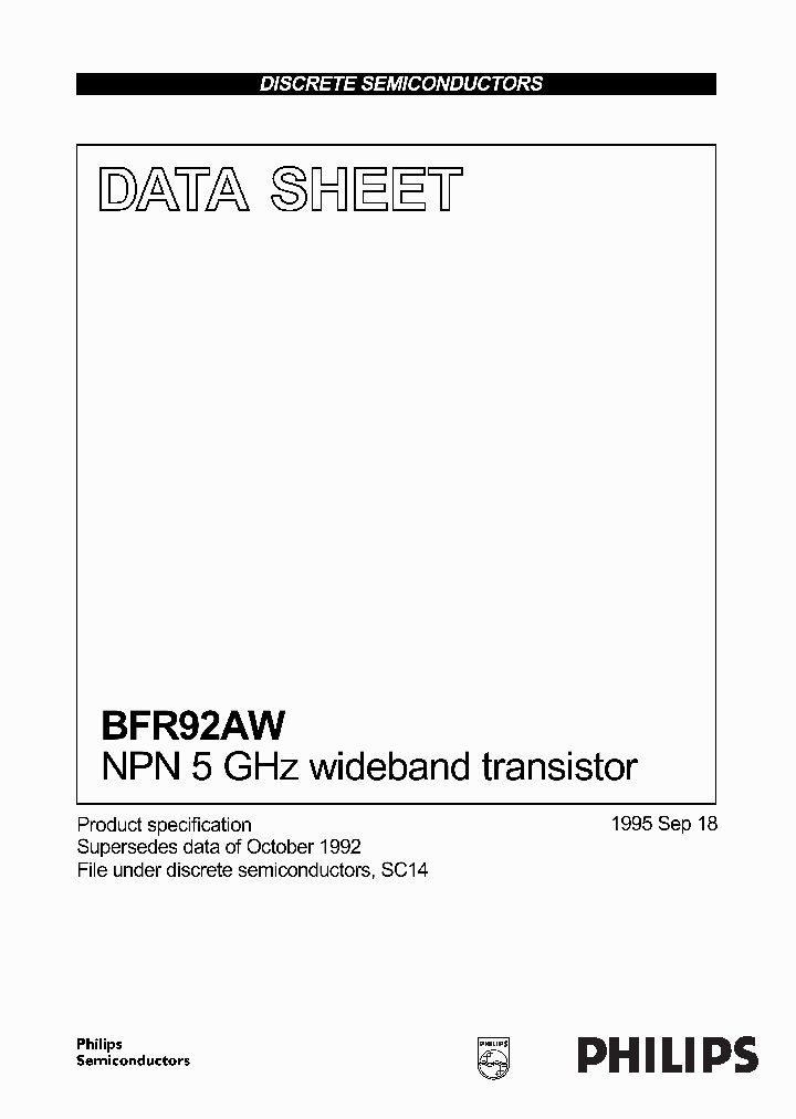 BFR92AW2_976138.PDF Datasheet