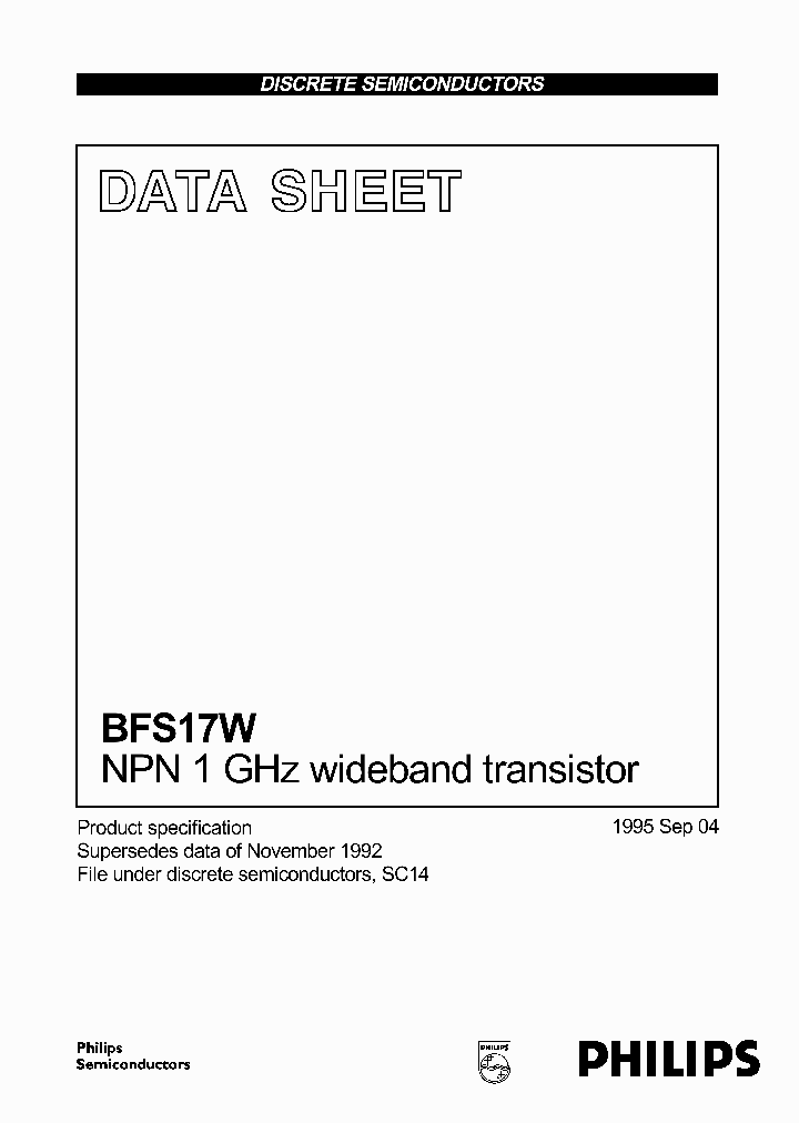 BFS17W2_976159.PDF Datasheet
