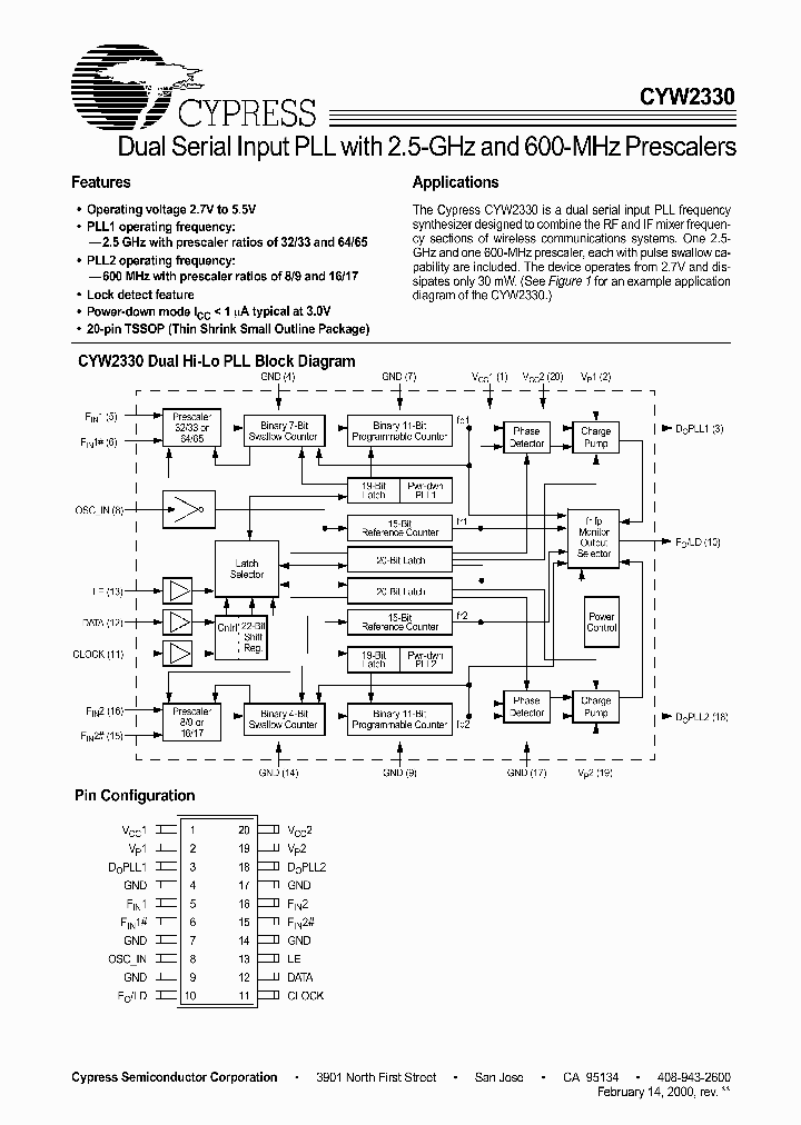CYW2330_978422.PDF Datasheet