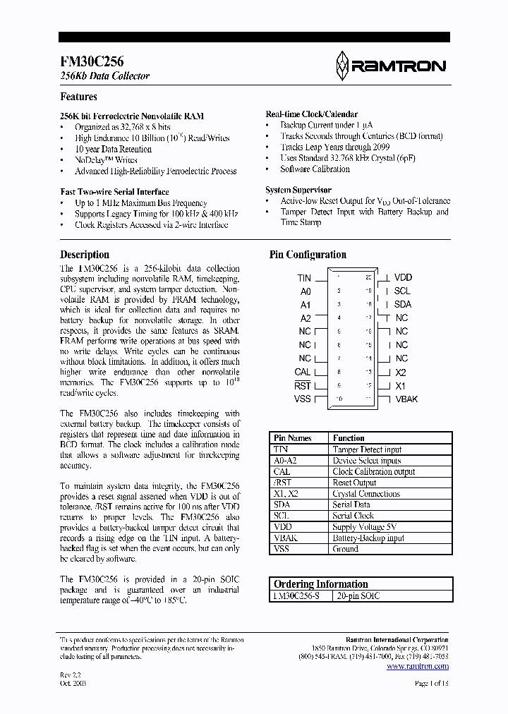 FM30C256DSR22_984138.PDF Datasheet