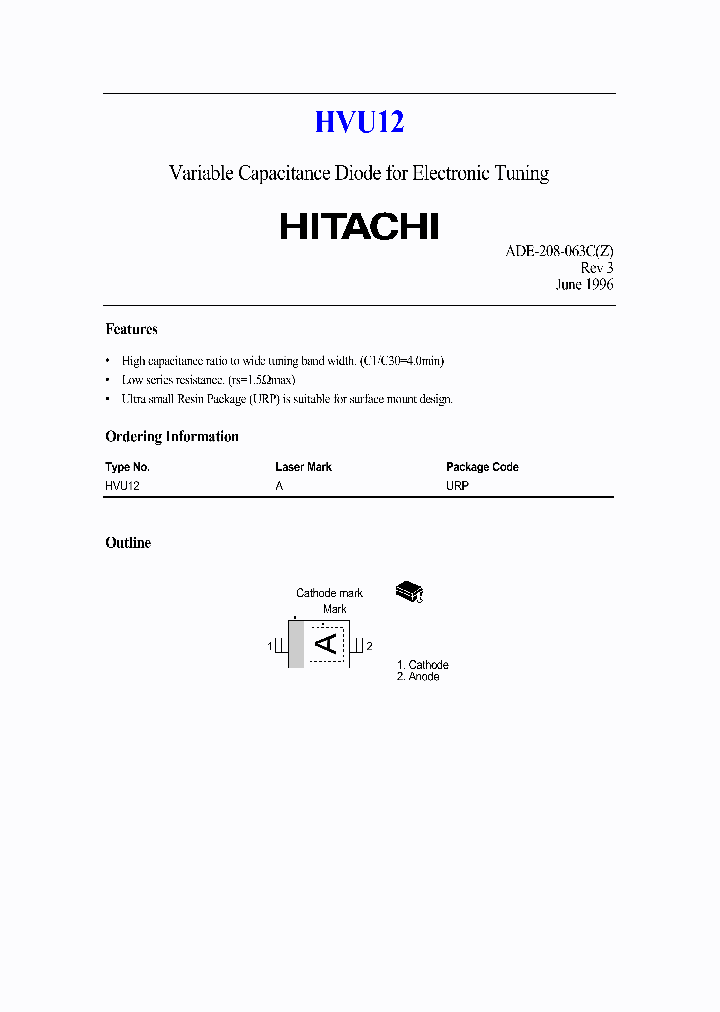 HVU12_986537.PDF Datasheet