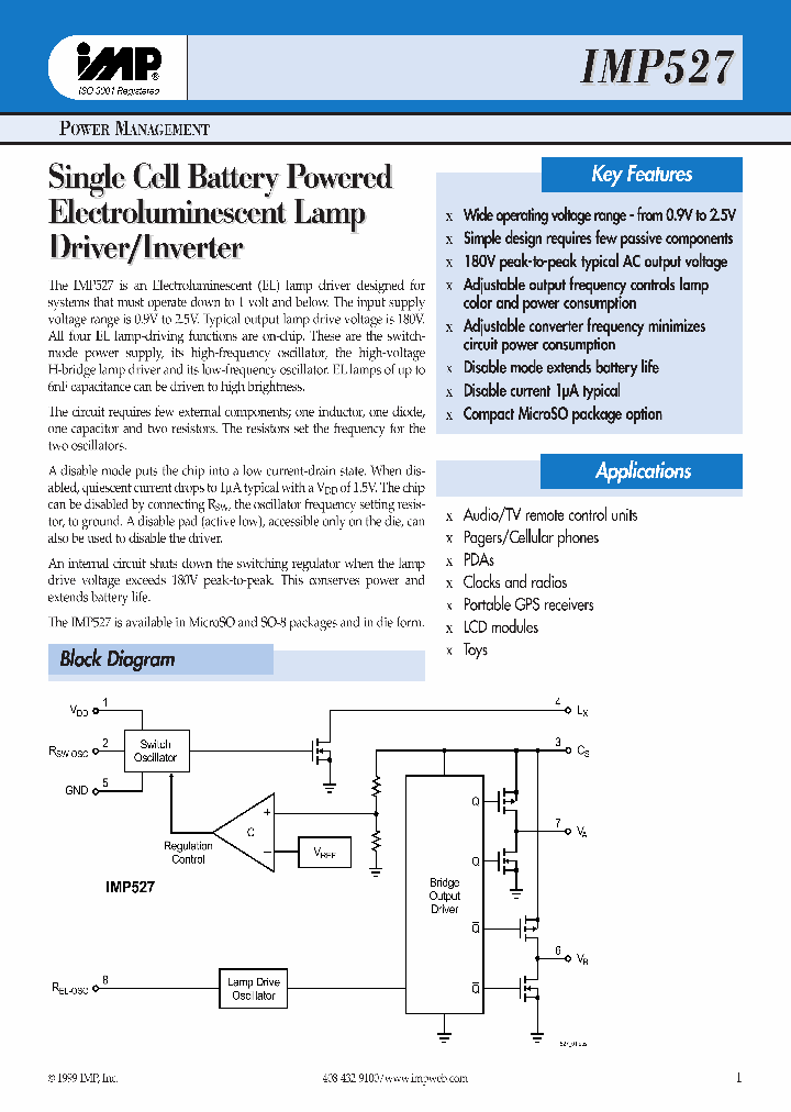 IMP527_987271.PDF Datasheet