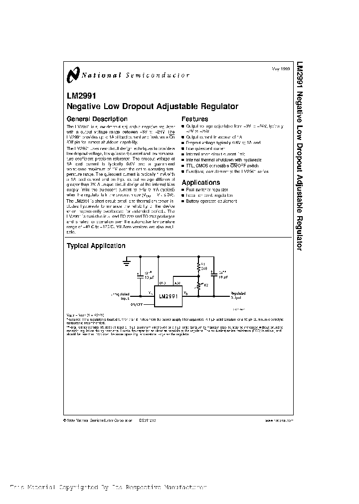 LM2991T_988438.PDF Datasheet