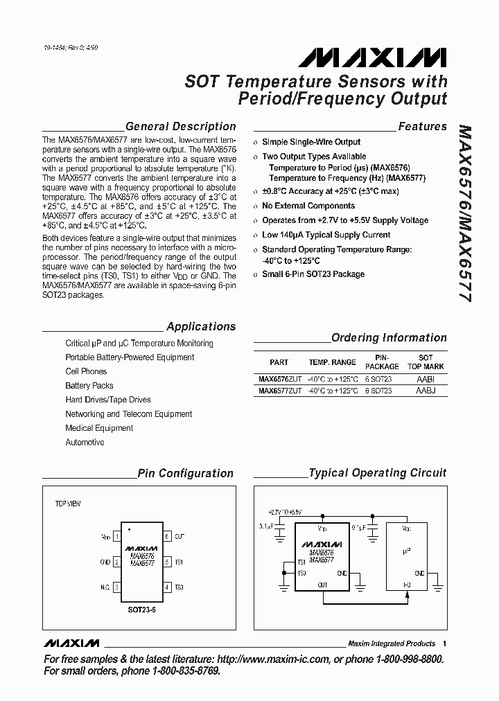 MAX6577ZUT_990532.PDF Datasheet