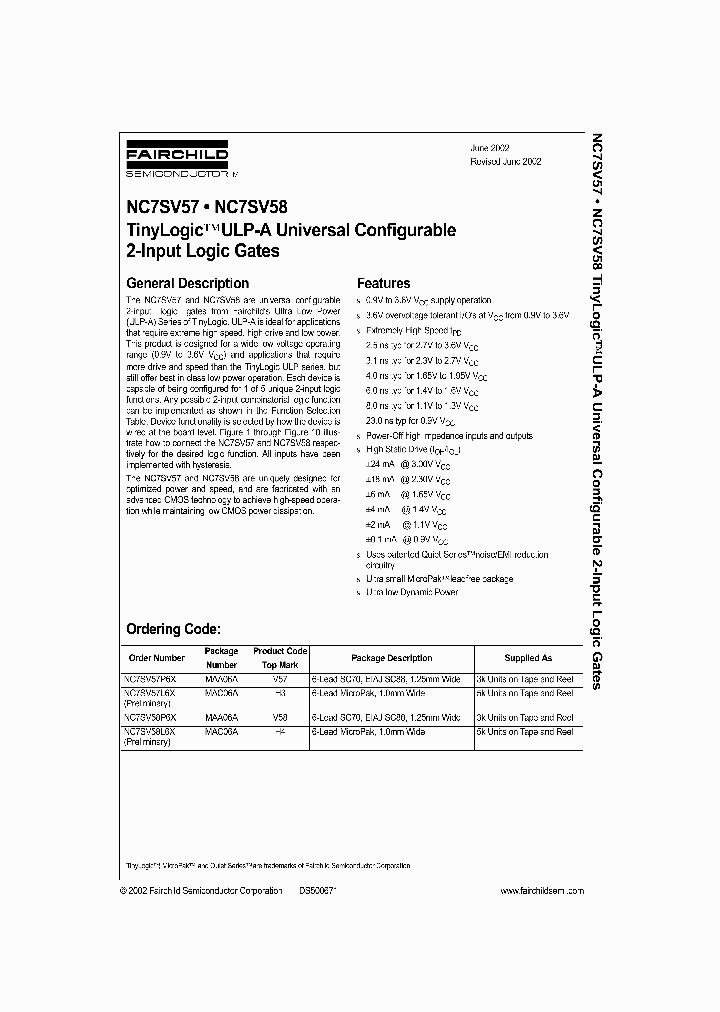 NC7SV57_992803.PDF Datasheet