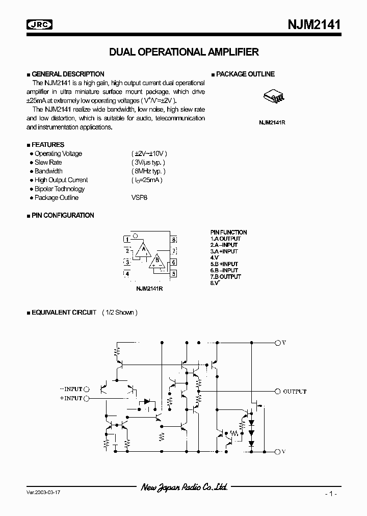 NJM2141_993055.PDF Datasheet