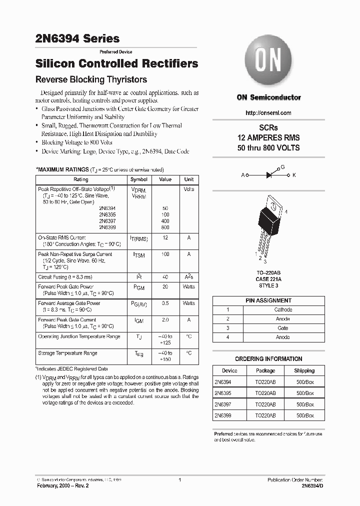 ON0092_994762.PDF Datasheet