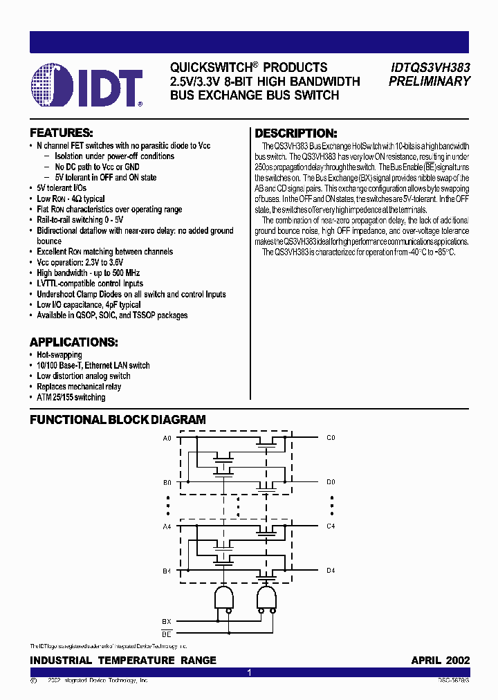 QS3VH383DS53722_998905.PDF Datasheet