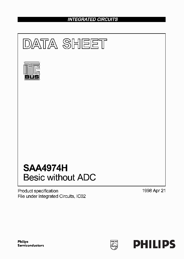 SAA4974H1_999405.PDF Datasheet