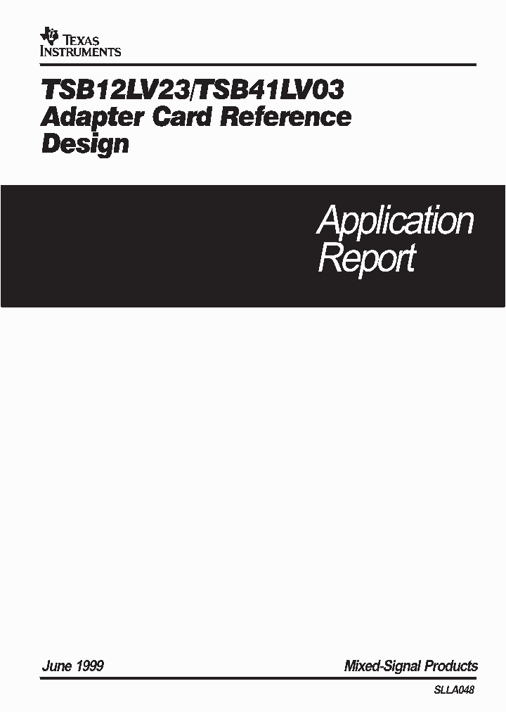 SLLA048_1002588.PDF Datasheet