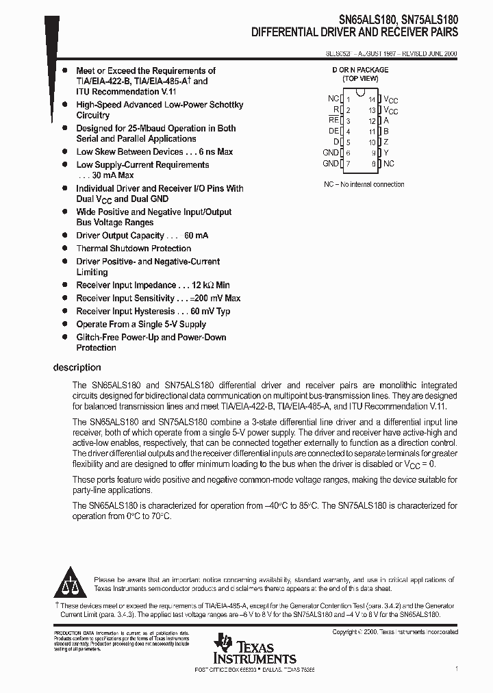 SLLS052F_1002635.PDF Datasheet