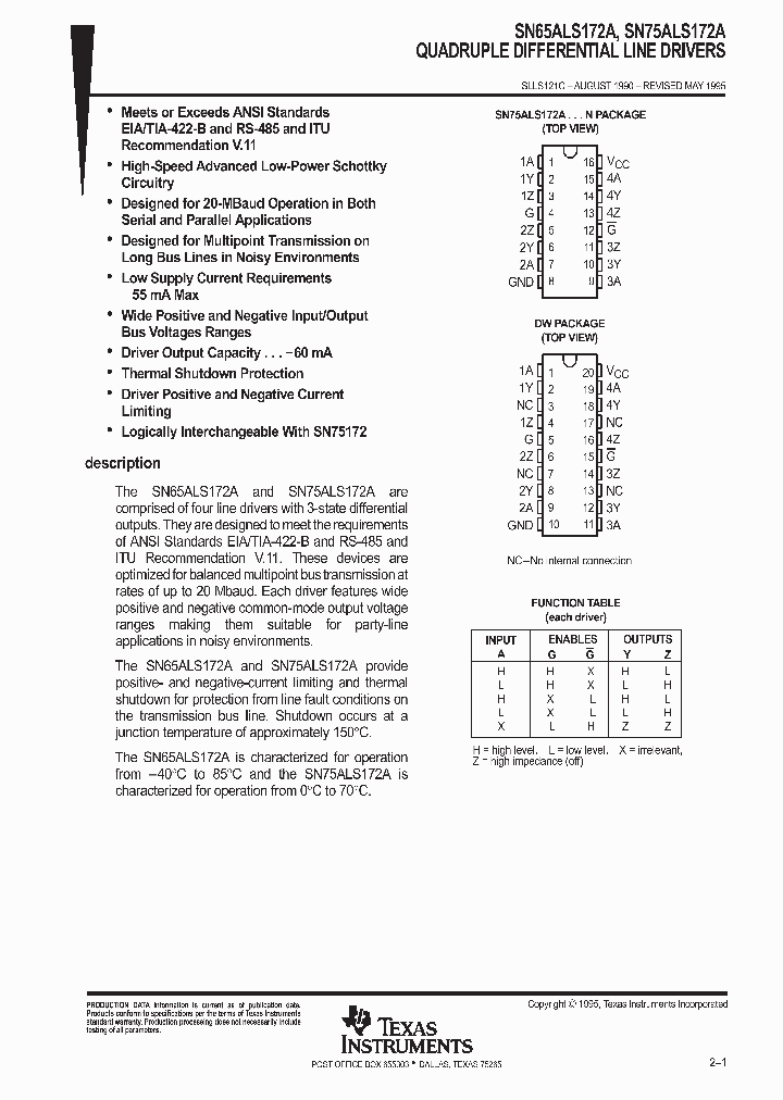 SLLS121C_1002699.PDF Datasheet