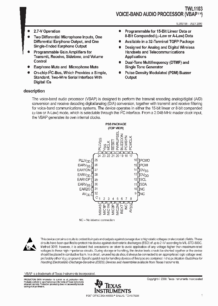 SLWS108_1003767.PDF Datasheet