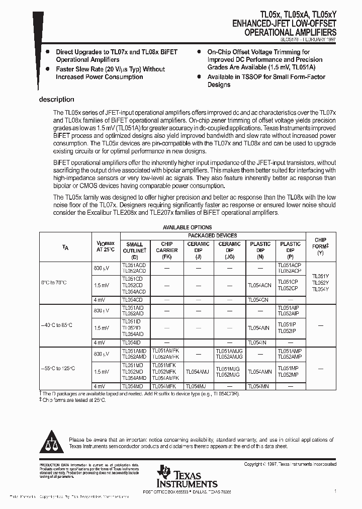 TL052CP_1005509.PDF Datasheet