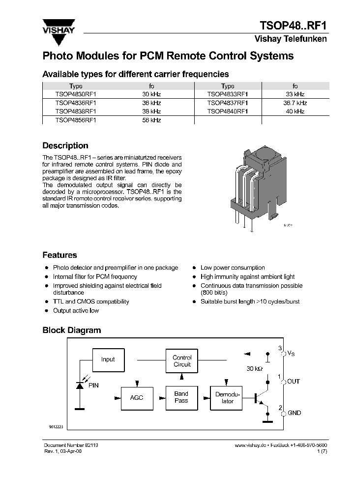 TSOP48RF1_1006383.PDF Datasheet