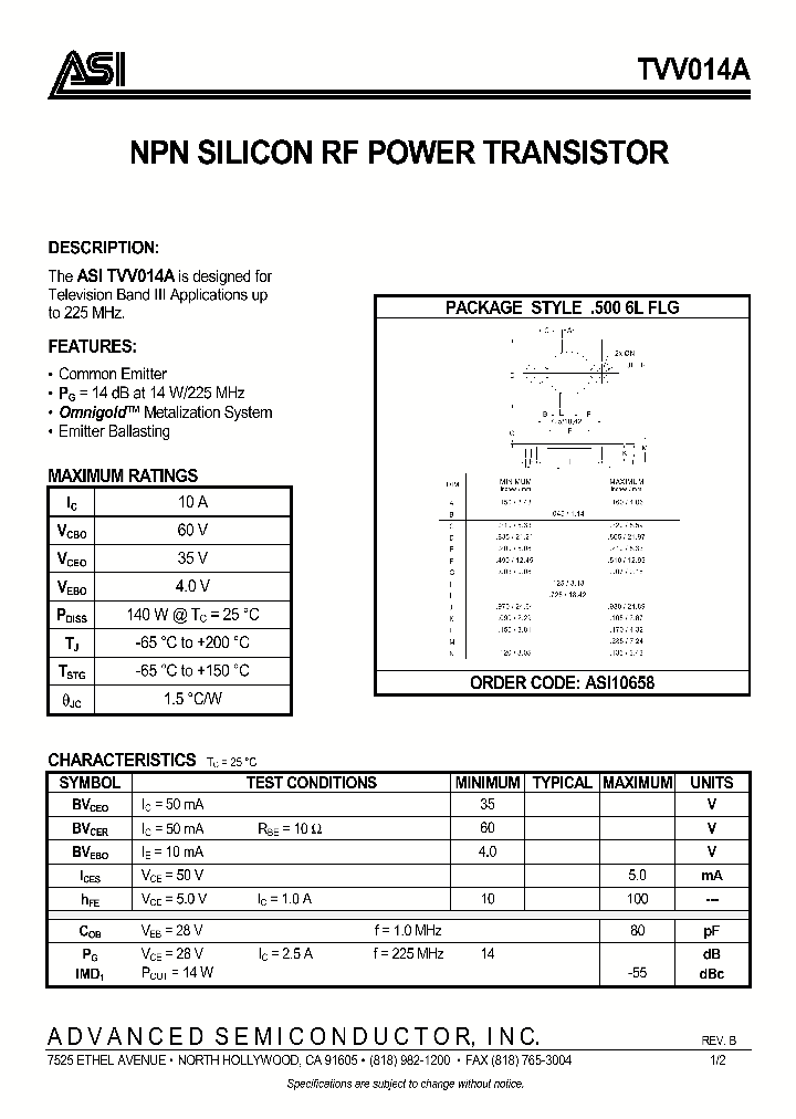 TVV014A_1006472.PDF Datasheet