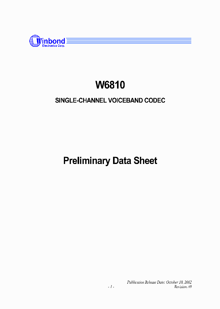W6810_1007388.PDF Datasheet