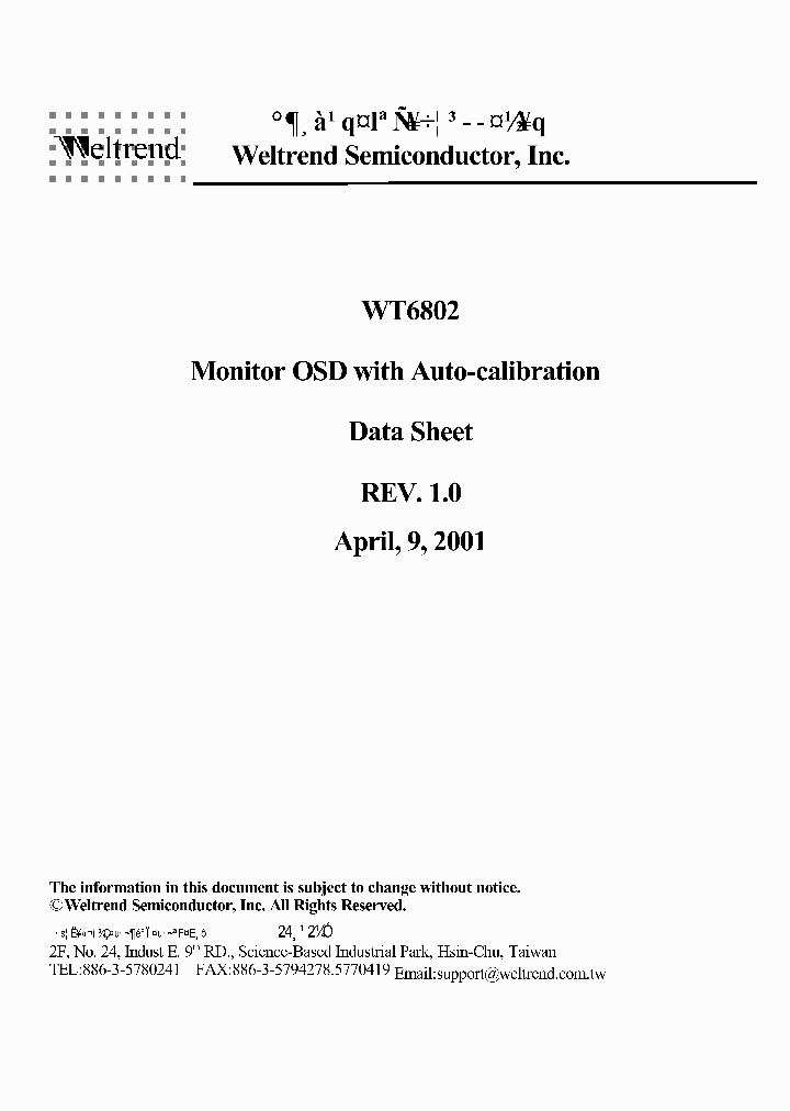 WT6802_1007737.PDF Datasheet