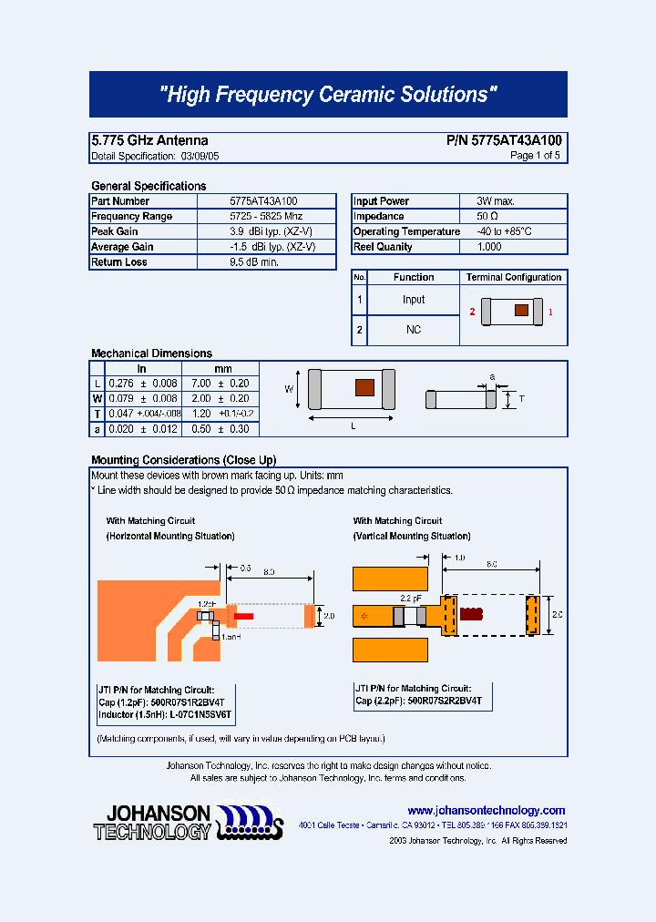 5775AT43A100_4929830.PDF Datasheet