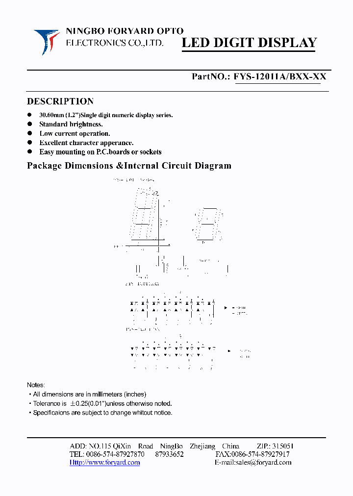 FYS-12011AXX_4930614.PDF Datasheet