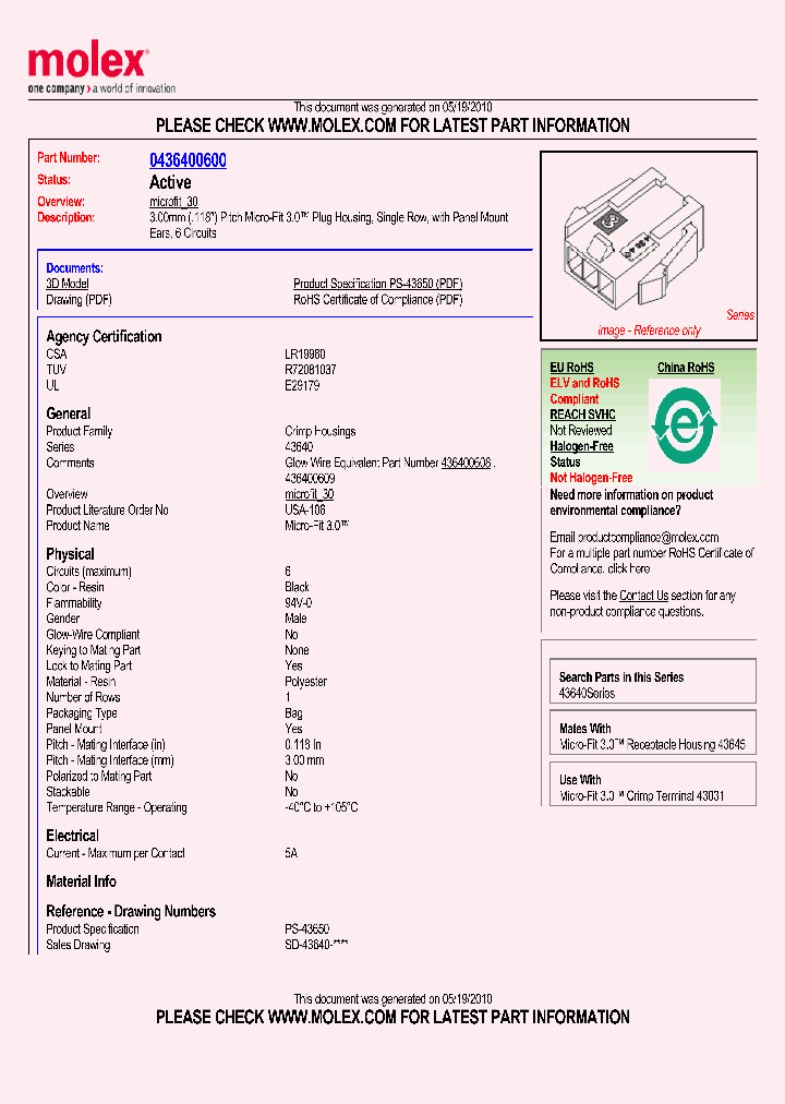 43640-0600_4934975.PDF Datasheet