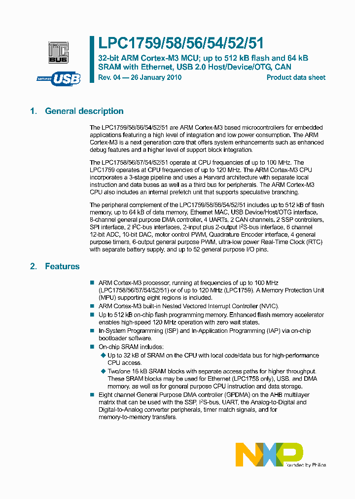 LPC1751_4936280.PDF Datasheet